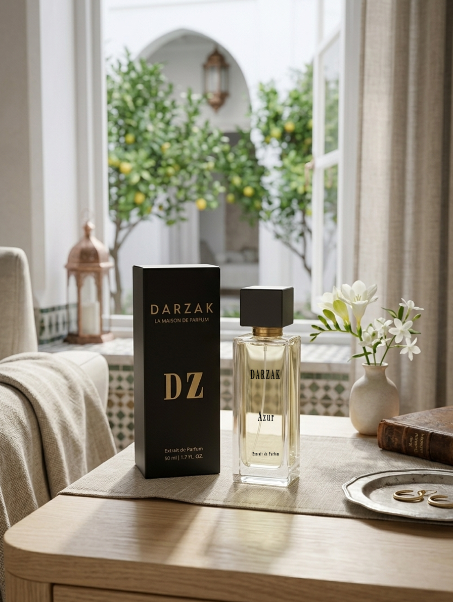 AZUR Extrait de Parfum by DARZAK luxury fragrance lifestyle